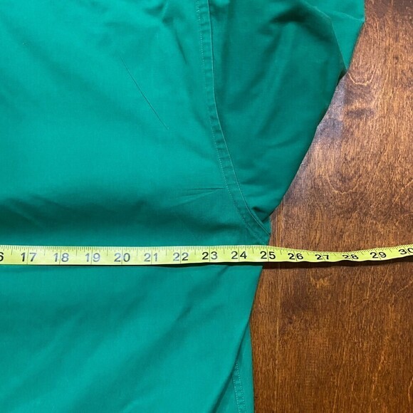 Tommy Hilfiger Vintage 90s Forest Green Button Front Shirt Cotton Men's Size XL - Picture 7 of 8